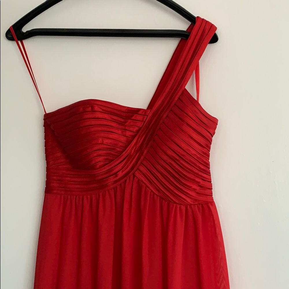 Red formal dress